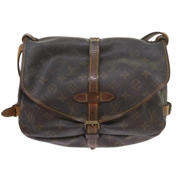 LOUIS VUITTON Monogram Saumur 30 Shoulder Bag M42256 - Picture 2 of 13